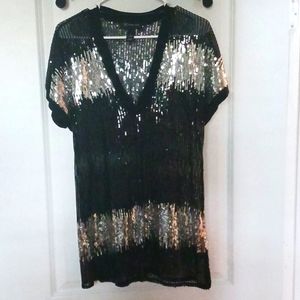 Inc sheer, sparkley, fun top